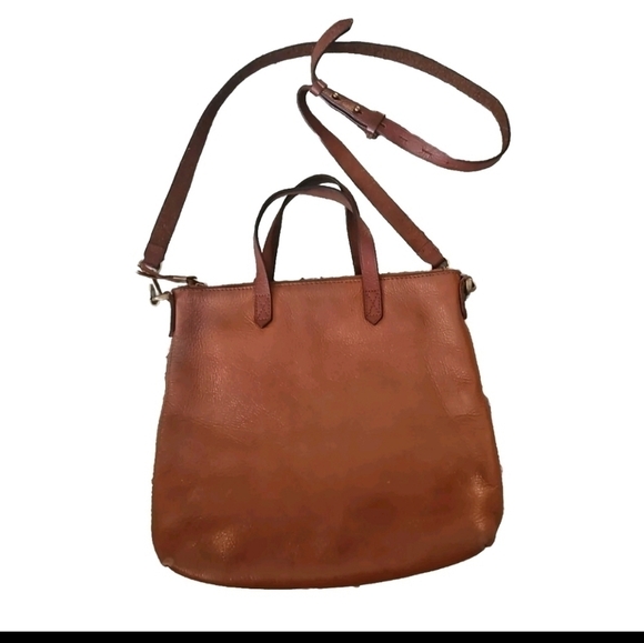 Madewell Handbags - Madewell Brown Leather Crossbody Bag